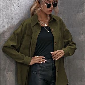 Army Green Denim Jacket